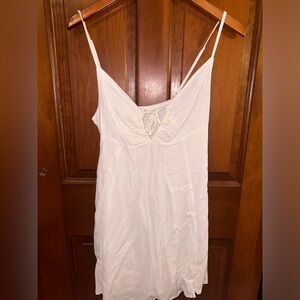 White Babydoll dress size Large Garage